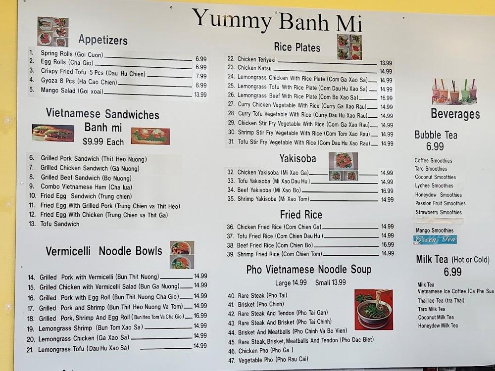 Yummy Banh Mi Menu image 3